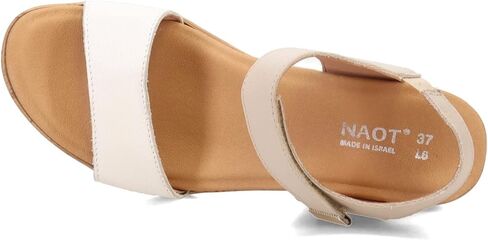 حذاء نسائي صيفي من NAOT مصنوع من جلد عاجي ناعم/جلد أبيض ناعم 40 in Kuwait