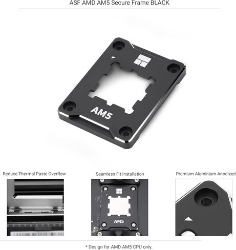 Thermalright ASF-RED AM5 CPU Holder, Corrective Anti-Bending Fixing Frame, AM5 Full-fit Fixed Non-Marking Mounter, AM5 Anti-Bending Contact Frame, CPU Cooler Standard in Saudi Arabia