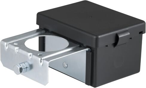 CURT 52029 علبة بطارية قابلة للقفل مقاس 5 بوصة × 3-1/4 بوصة × 3-7/8 بوصة مع حامل معدني in Kuwait