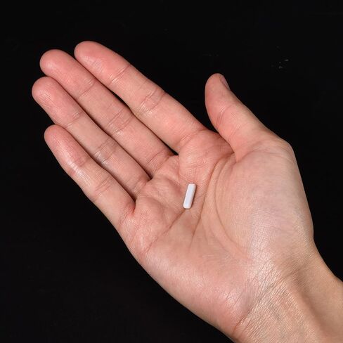 MECCANIXITY محرك مغناطيسي خلاط قضيب تحريك 12 مم (0.47 بوصة) شكل اسطوانة طلاء مغناطيس أبيض للمختبر 5 قطعة in Kuwait