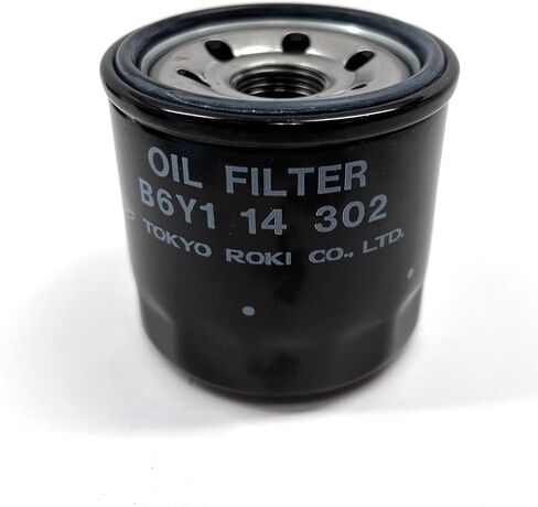 3 Pack GENUINE Oil Filter | OE# B6Y1-14-302A | Compatible with select 1995-2024 Mazda vehicles | OEM Cartridge Replacement JAPAN | & APSG Drain Plug Washers x 3 in Saudi Arabia