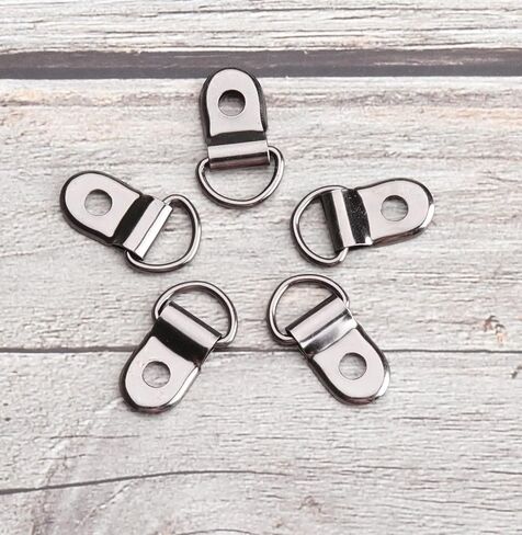 30 Sets Shoes Boot Lace Hooks Loop Ring with Rivets Shoe Boot Buckle D Ring Eyelet Metal Repair Accessories in Saudi Arabia