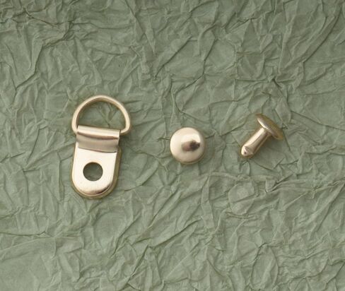 30 Sets Shoes Boot Lace Hooks Loop Ring with Rivets Shoe Boot Buckle D Ring Eyelet Metal Repair Accessories in Saudi Arabia