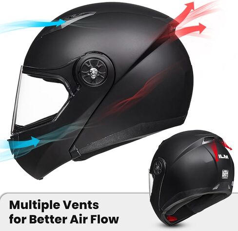ILM الوجه كامل الوجه وحدات دراجة نارية خوذة للبالغين الرجال النساء Cascos الفقرة Motos دراجة عادية موتوكروس خوذة DOT 115 in Saudi Arabia