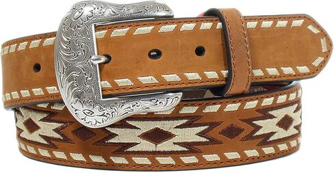 ARIAT Men's Embroidered Buck Lace Belt in Saudi Arabia