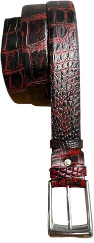 ICROC Genuine Alligator Belt For Men, Real Crocodile Belts Men in Saudi Arabia