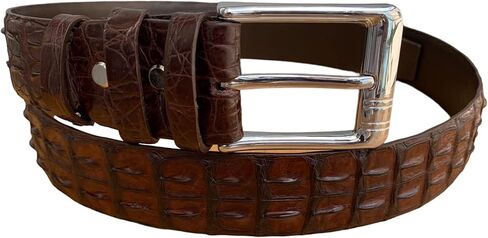 ICROC Genuine Alligator Belt For Men, Real Crocodile Belts Men in Saudi Arabia