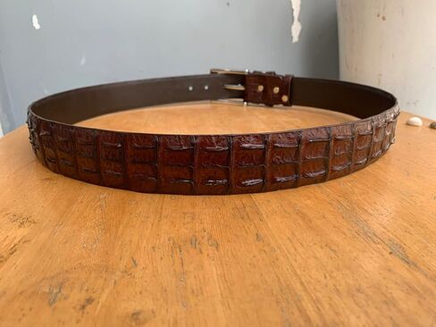 ICROC Genuine Alligator Belt For Men, Real Crocodile Belts Men in Saudi Arabia