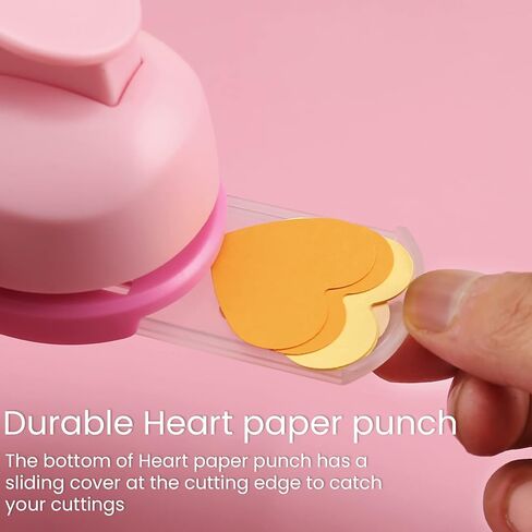 MyArTool Heart Paper Punch, 1.5 Inch Heart Punches for Paper Crafts, 38mm Heart Hole Punch for Making Scrapbook Pages, Memory Books, Card Making, Journals, Gift Tags, Homemade Confetti in Saudi Arabia