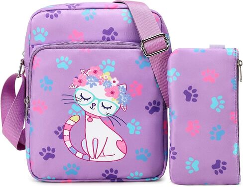 محفظة OctSky Girls Crossbody للأطفال الصغار، محفظة صغيرة للفتيات المراهقات، حقائب مراسلة صغيرة للفتيات المراهقات in Kuwait