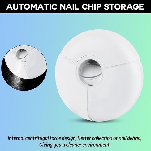 مقص أظافر أوتوماتيكي، مقص أظافر كهربائي للأطفال مع ضوء، مقص أظافر قابل لإعادة الشحن مع ملتقط، مبرد أظافر كهربائي للأطفال والأطفال وكبار السن ومقدمي الرعاية - سهل الاستخدام in Kuwait