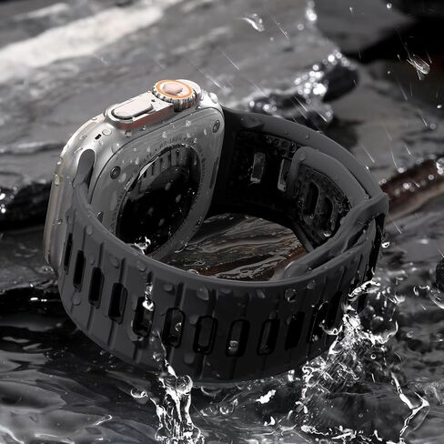 أحزمة Odbeai الرياضية متوافقة مع Apple Watch Ultra 2/Ultra Band، متوافقة مع أحزمة ساعة Apple للرجال 49 مم 45 مم 44 مم 42 مم، حزام بديل بحلقة سيليكون لسلسلة iWatch 9 8 7 6 5 4 SE 3 2 1 in Saudi Arabia