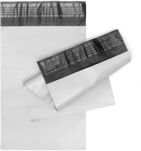 أكياس مظاريف شحن بولي ميلر مع لاصق ذاتي الغلق، حقائب بريدية مقاومة للماء والتمزق [أبيض، 6 بوصة × 9 بوصة، عبوة من 100] in Kuwait