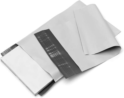 أكياس مظاريف شحن بولي ميلر مع لاصق ذاتي الغلق، حقائب بريدية مقاومة للماء والتمزق [أبيض، 6 بوصة × 9 بوصة، عبوة من 100] in Kuwait