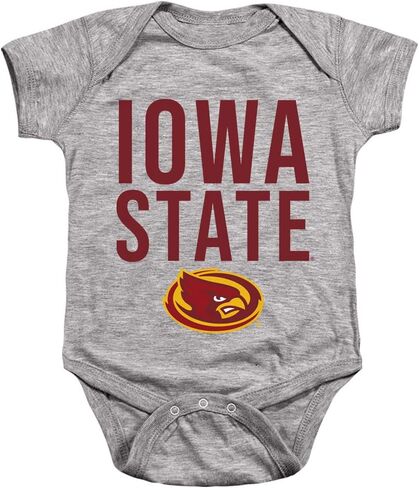 Iowa State University Official Stacked Unisex Infant Snap Suit for Baby in Saudi Arabia