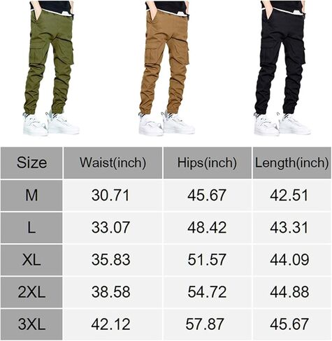 سراويل رياضية للرجال من Lexiart سراويل رياضية للتمرين سراويل مدببة كاجوال سراويل رياضية خارجية in Kuwait