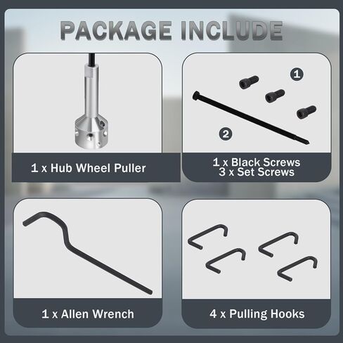 أداة سحب عجلة منفاخ شفرة المروحة النهائية من UP-1 - أداة فعالة ومتينة لسهولة إزالة الشفرات والعجلات، أداة سحب المحور مثالية لمحرك الحزام 5/8 بوصة وأعمدة محرك الدفع المباشر 1/2 بوصة أو أقل in Kuwait