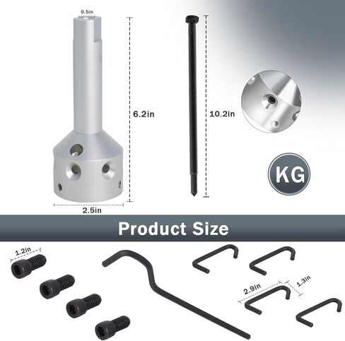 أداة سحب عجلة منفاخ شفرة المروحة النهائية من UP-1 - أداة فعالة ومتينة لسهولة إزالة الشفرات والعجلات، أداة سحب المحور مثالية لمحرك الحزام 5/8 بوصة وأعمدة محرك الدفع المباشر 1/2 بوصة أو أقل in Kuwait