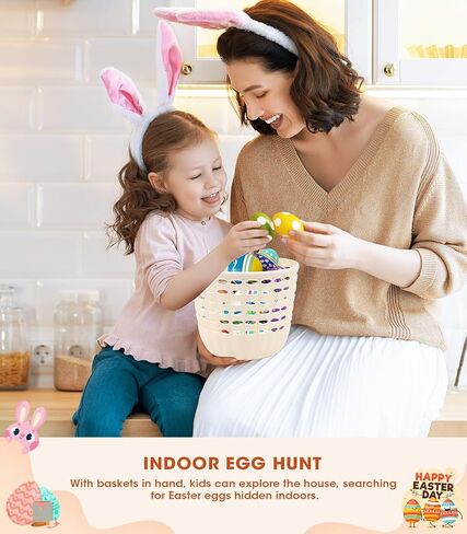 سلة دراجة للأطفال من أنزوم، سلة دراجة للأولاد والبنات، سلة دراجات بلاستيكية منسوجة مقاومة للماء للأطفال، مناسبة لمعظم دراجات الأطفال والدراجات الثلاثية للأطفال in Kuwait