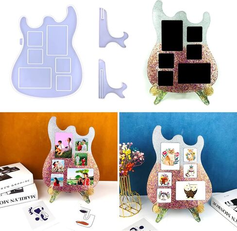 Playing Mold Photo Frame Resin Molds Silicone, Resin Picture Frames Molds for Epoxy Resin,Mother's Day Theme Heart Shape Silicone Epoxy Molds for DIY Crafts Home Table Decor Mother's Day Gifts in Saudi Arabia