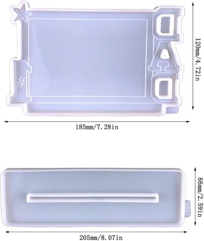 Playing Mold Photo Frame Resin Molds Silicone, Resin Picture Frames Molds for Epoxy Resin,Mother's Day Theme Heart Shape Silicone Epoxy Molds for DIY Crafts Home Table Decor Mother's Day Gifts in Saudi Arabia
