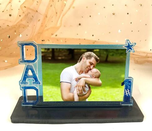 Playing Mold Photo Frame Resin Molds Silicone, Resin Picture Frames Molds for Epoxy Resin,Mother's Day Theme Heart Shape Silicone Epoxy Molds for DIY Crafts Home Table Decor Mother's Day Gifts in Saudi Arabia