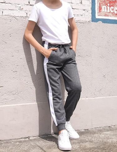 Boyoo Boy's Sweatpants Drawstring Tie Dye Joggers Pants with Side Stripe Active Sports Track Pants for 5-14Y in Saudi Arabia