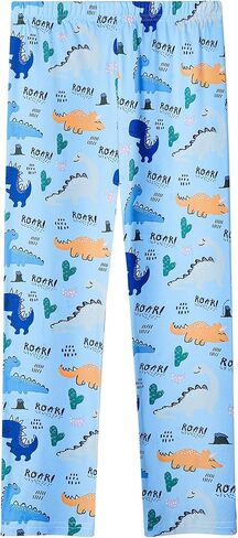 Julerwoo Girls Dinosaur Leggings Soft Stretchy Pants for Kids 2-10 Years in Kuwait