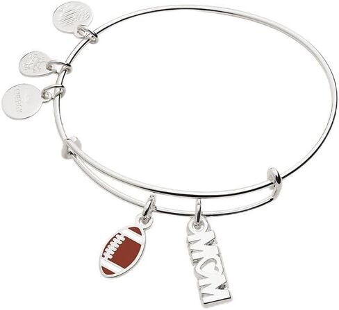 سوار Alex and Ani FOOTBALL MOM Duo Charm الإسورة in Saudi Arabia