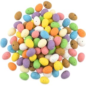 100PCS 0.7Ft. Easter Decor Eggs Mini Plastic Easter Eggs - Bulk Small Decorative Easter Eggs for Crafts, Easter Basket Fillers, Vase & Table Centerpiece Home Decor in Kuwait