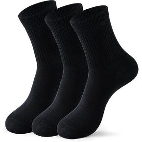 Women Casual Calf Socks Womens Cute Cotton Crew Socks Cotton Cozy Casual Socks for Women 3 Pairs in Saudi Arabia