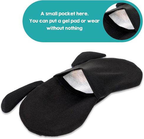 4 Pcs Funny Sleep Mask Cute Animal Blindfolds Cat Dog Sleeping Eye Cover Soft Travel Nap Blindfolds with Adjustable Strap for Men Women Party Game Plane Works Night Sleeping in Saudi Arabia