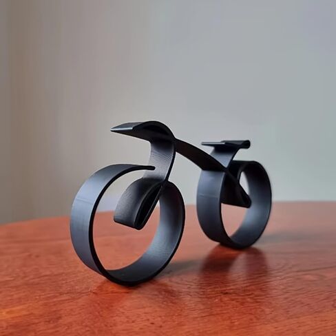 Minimalistic Wire Framed Bicycle Sculpture - Bike Silhouette Art for Wall Decor, Side Table Statue & Cyclist Gifts in Saudi Arabia
