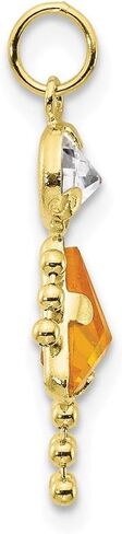 Roy Rose Jewelry 10K Yellow Gold November Birthstone Charm Pendant in Saudi Arabia