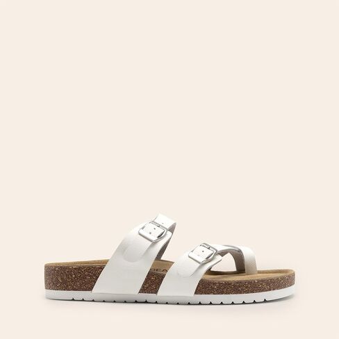 DREAM PAIRS Women's Comfortable Cork Sandals Suede Leather Insole Slides Arch Support Walking Sandals in Saudi Arabia