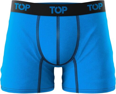 TOPWear - Men's Cotton Blend Boxer Briefs - Pack of 5 - Breathable Comfort & Stretch Fit in Saudi Arabia