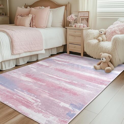2x6 Runner Rug for Hallway Kitchen: Modern Abstract Throw Rugs with Rubber Backing Washable for Entryway, Soft Long Non-Slip Area Rug for Bedroom Home Decor Aesthetic, Grey in Saudi Arabia