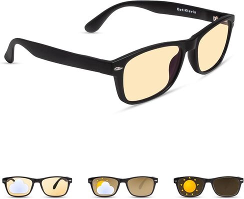 Blue Light Blocking Glasses men women Computer Gaming Glasses men women Photochromic Glasses Night Driving Glasses Anti Eyestrain Glare Better Sleep in Saudi Arabia