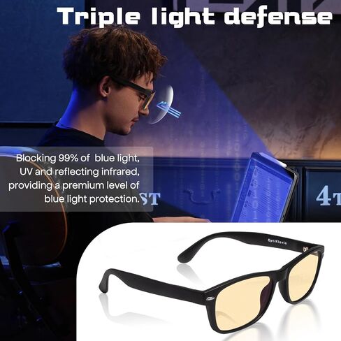 Blue Light Blocking Glasses men women Computer Gaming Glasses men women Photochromic Glasses Night Driving Glasses Anti Eyestrain Glare Better Sleep in Saudi Arabia