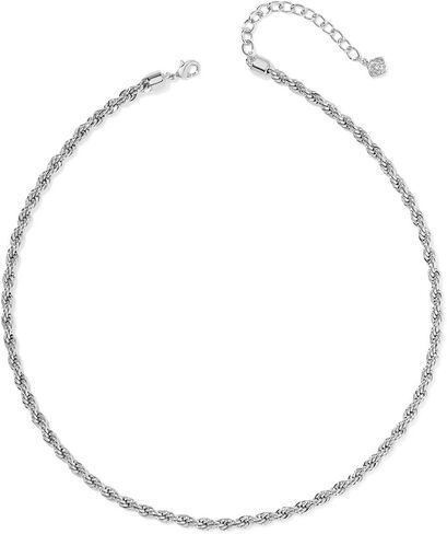Kendra Scott Womens Isabelle Chain Necklace Silver One Size, in Saudi Arabia