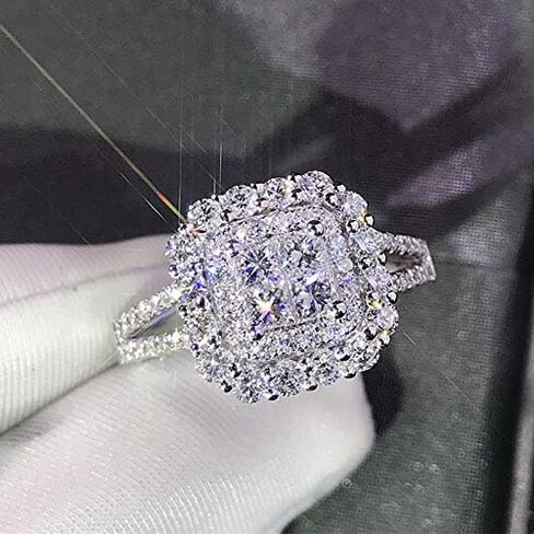 1pc Stylish Women's Ring Wedding Engagement Party Jewelry Valentine's Day Gift in Saudi Arabia
