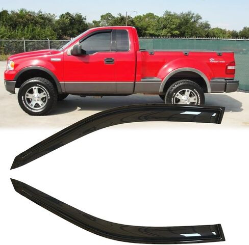4pcs Original Outside Mount Style Sun Rain Guard Durable Side Window Wind Deflectors Dark Smoke Vent Window Visors Compatible with 2007-2014 Edge 2007-2015 Lincoln MKX 94141 in Kuwait