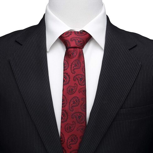 Red Batman Paisley Tie in Saudi Arabia