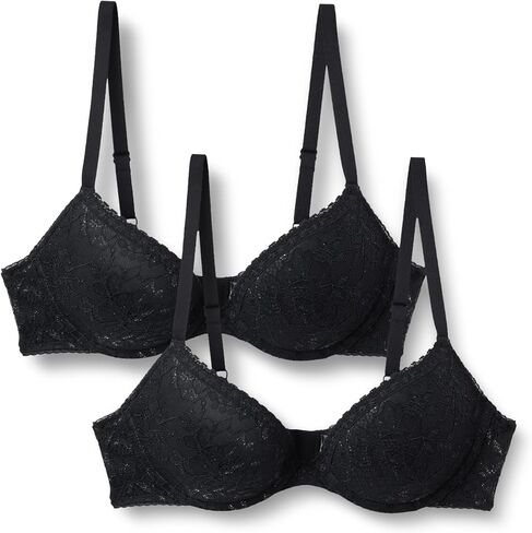 Amazon Essentials Womens Stretch All Over lace Lined Push-up Bra in Saudi Arabia