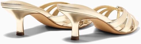 Coutgo Womens Strappy Kitten Heels Sandals Square Open Toe Flip Flops Slip On Slides Summer Dress Shoes in Saudi Arabia