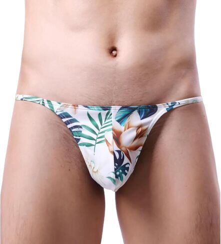 Men Thong T-back Sexy Underwear Lingerie Bikini Underpants Big Pouch Panties in Saudi Arabia