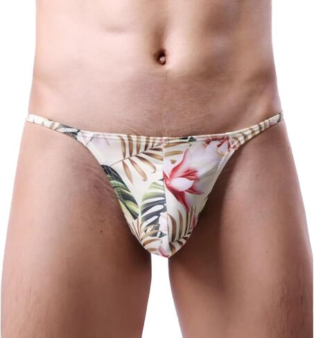 Men Thong T-back Sexy Underwear Lingerie Bikini Underpants Big Pouch Panties in Saudi Arabia