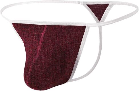 JINSHI Men's Soft T-Back Thongs Stretch Low Rise G-String Tagless Sexy Underwear M L XL XXL 3XL in Saudi Arabia