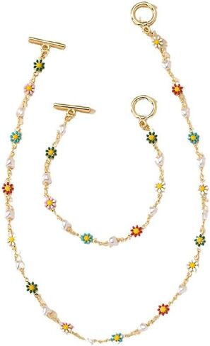Modern Gold Necklace for Women Small Large Pearl Design Jewelry Ideal Present for Her in Saudi Arabia