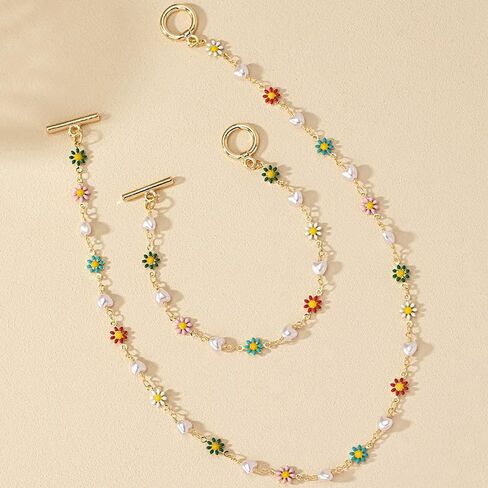 Modern Gold Necklace for Women Small Large Pearl Design Jewelry Ideal Present for Her in Saudi Arabia